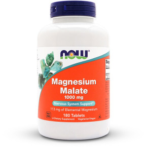 NOW Foods Magnesium Malate 100mg
