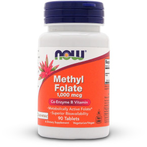 NOW Foods Methyl Folate 1000mcg