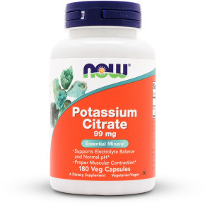 NOW Foods Potassium Citrate 99mg