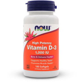 NOW Foods Vitamin D-3 1000 IU
