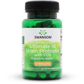 Swanson Ultimate 16 Strain Probiotic 3.2B CFU