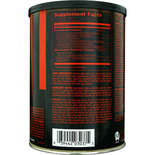 Universal Nutrition Animal Test