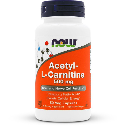 NOW Foods Acetyl-L-Carnitine 500mg