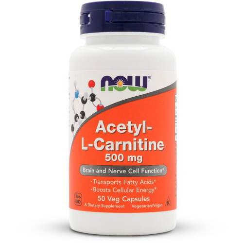 NOW Foods Acetyl-L-Carnitine 500mg