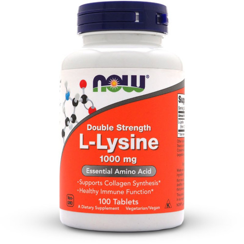 Now Foods Double Strength L-Lysine 1000mg