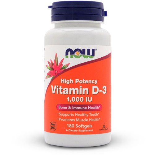 NOW Foods Vitamin D-3 1000 IU