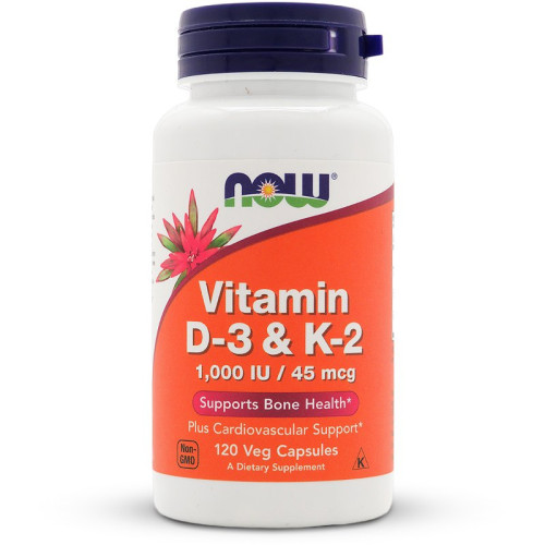 NOW Foods Vitamin D-3 & K-2