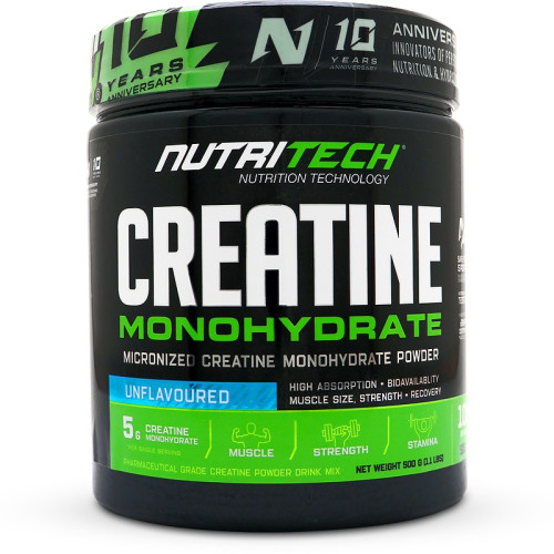Nutritech Creatine Mono (500 grams) Unflavoured