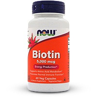 Now Foods Biotin 5000mcg