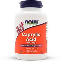 NOW Foods Caprylic Acid 600mg