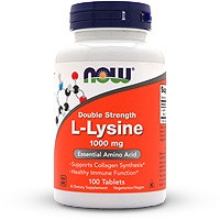 Now Foods Double Strength L-Lysine 1000mg