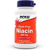 NOW Foods Flush-Free Niacin 250mg