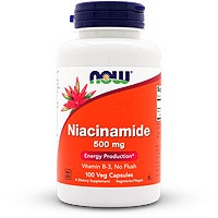 NOW Foods Niacinamide 500mg
