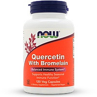 NOW Foods Quercetin with Bromelain
