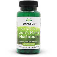 Swanson Full Spectrum Lion's Mane Mushroom 500mg